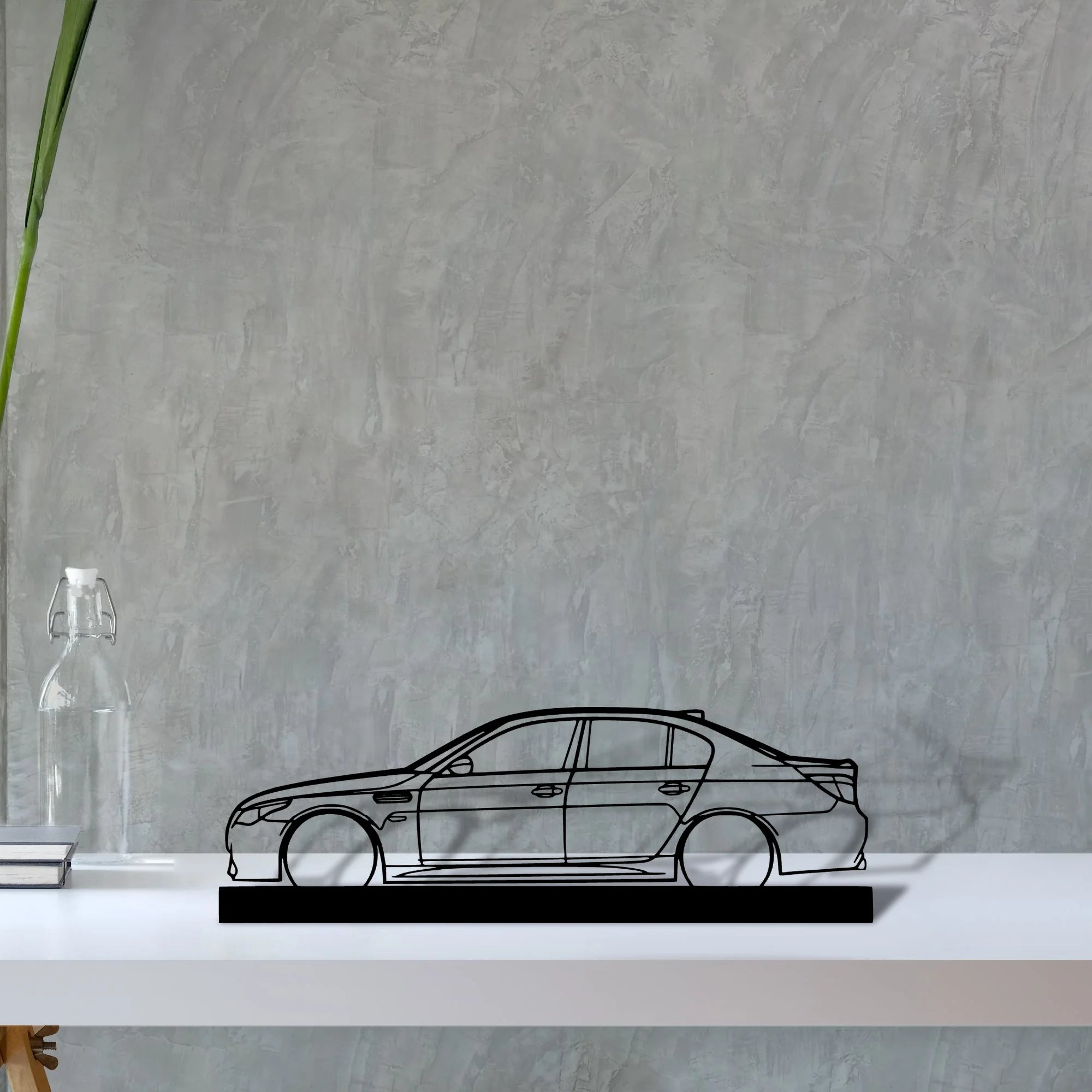 m5-e60 Silhouette Metal Art Stand - Tinvibe