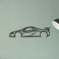 Mclaren P1 Classic Silhouette Metal Wall Art - Tinvibe