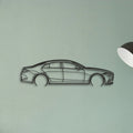 Mercedes CLS Classic Silhouette Metal Wall Art - Tinvibe