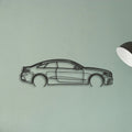 Mercedes E53 AMG Classic Silhouette Metal Wall Art - Tinvibe