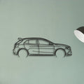 Mercedes GLA 45 Classic Silhouette Metal Wall Art - Tinvibe