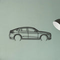 Mercedes GLC Coupe Classic Silhouette Metal Wall Art - Tinvibe