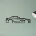 Mercedes SLS AMG Classic Silhouette Metal Wall Art - Tinvibe