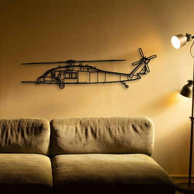 Model 18 Classic Aircraft Silhouette Metal Wall Art - Tinvibe