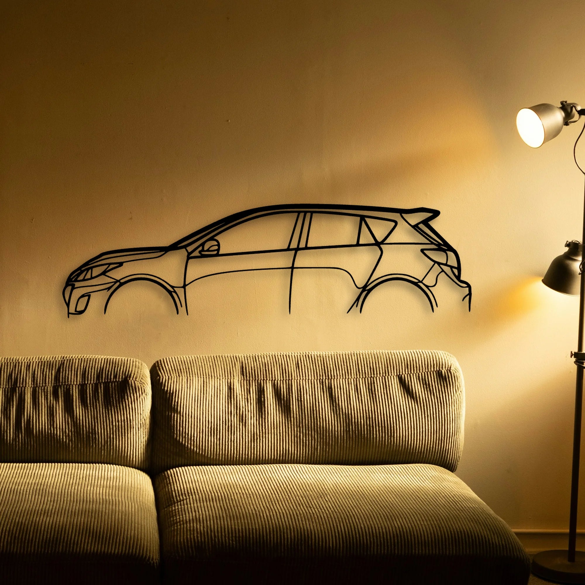 Mspeed 3 Classic Silhouette Metal Wall Art - Tinvibe