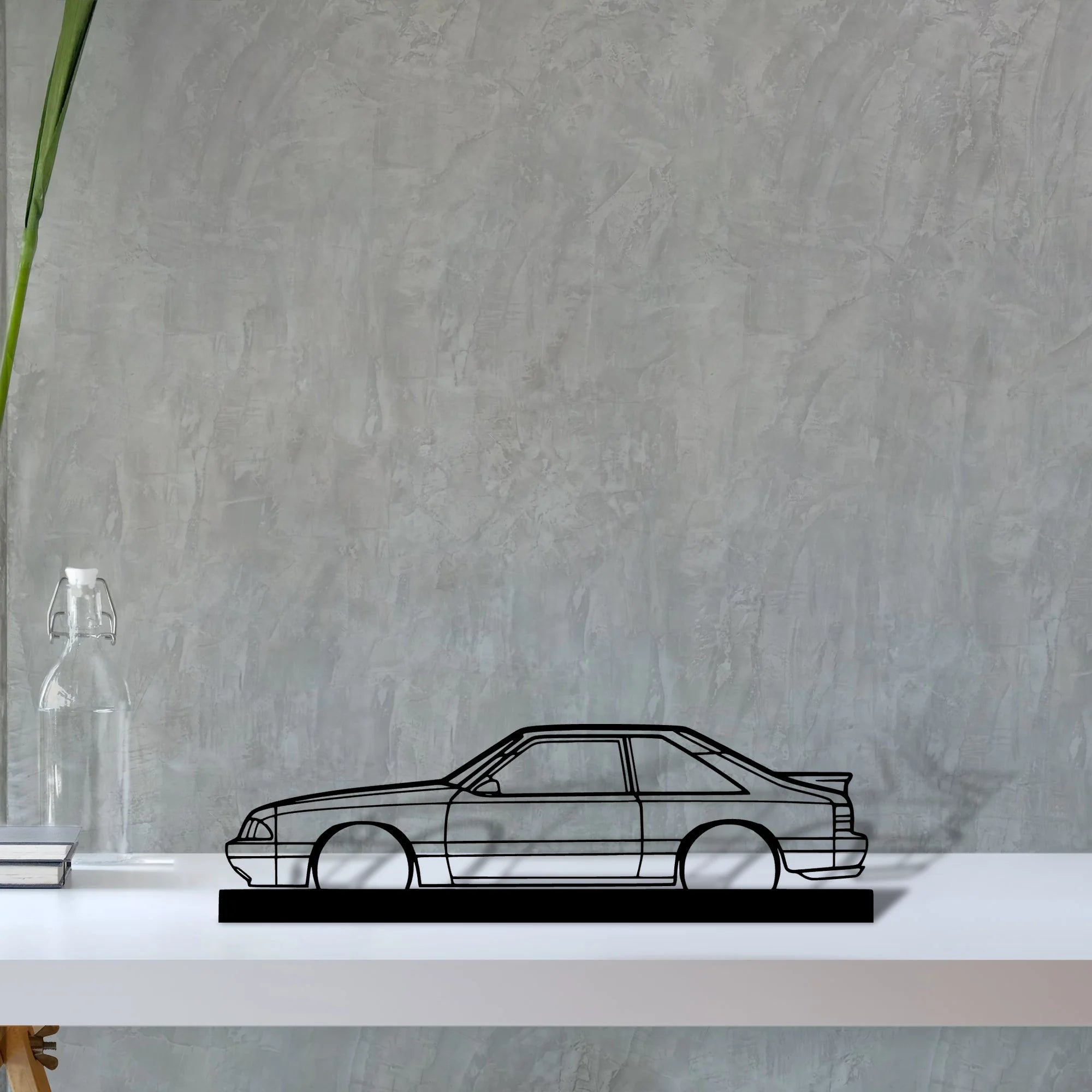 mustang-lx-2 Silhouette Metal Art Stand - Tinvibe