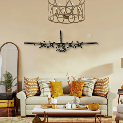 N3N 3 Classic Aircraft Silhouette Metal Wall Art - Tinvibe