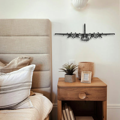 N3N 3 Classic Aircraft Silhouette Metal Wall Art - Tinvibe