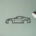 Nissan 350z Classic Silhouette Metal Wall Art - Tinvibe
