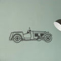 OLD Classic CAR Classic Silhouette Metal Wall Art - Tinvibe