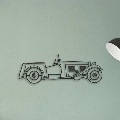 OLD Classic CAR Classic Silhouette Metal Wall Art - Tinvibe