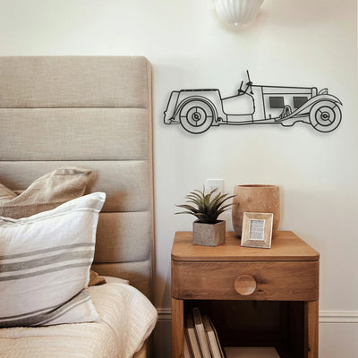 OLD Classic CAR Classic Silhouette Metal Wall Art - Tinvibe