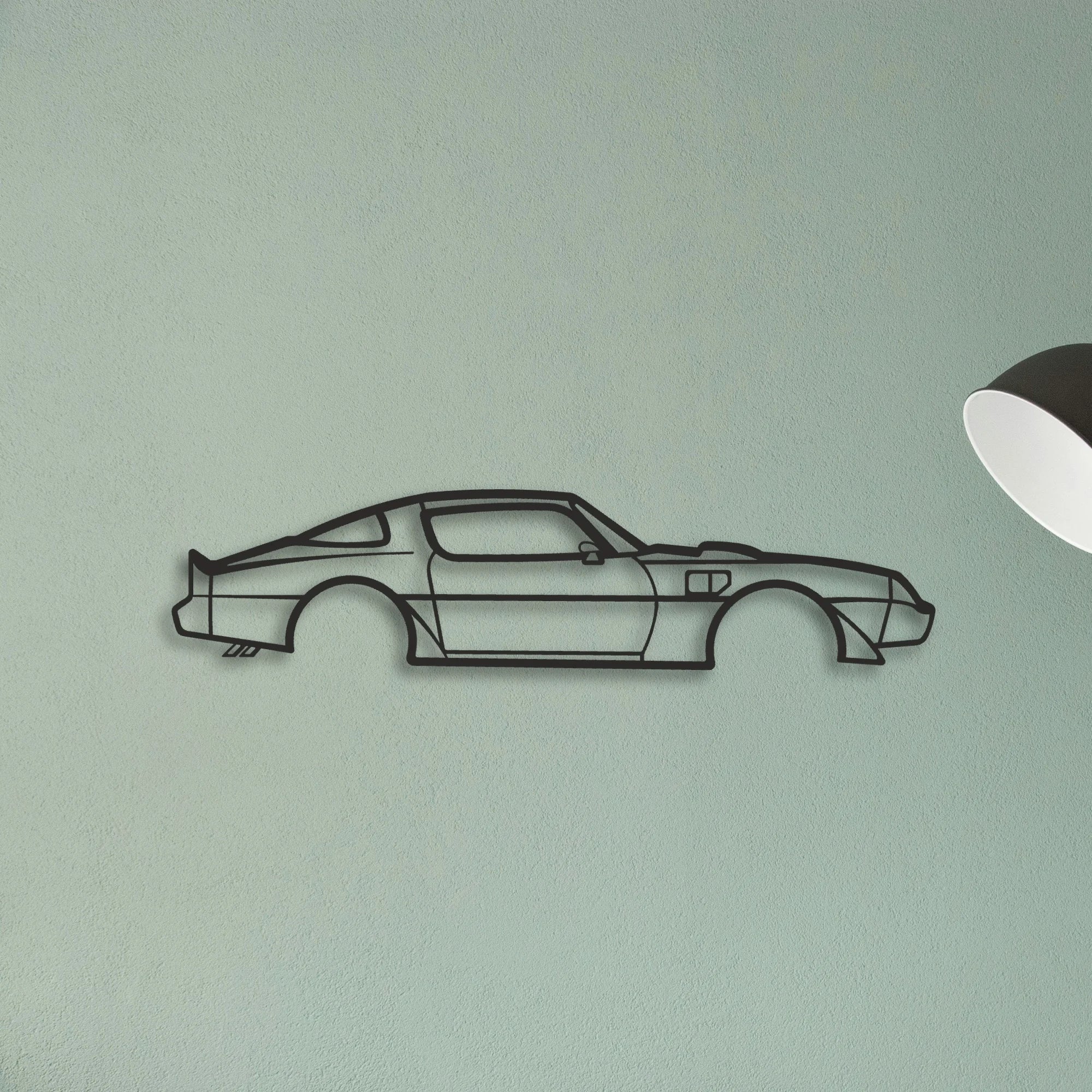 Pontiac Classic Silhouette Metal Wall Art - Tinvibe
