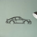 Porsche 911 SC GROUP4 Classic Silhouette Metal Wall Art - Tinvibe