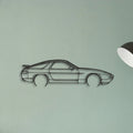 Porsche 928 GTS Classic Silhouette Metal Wall Art - Tinvibe