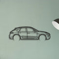 Porsche Macan GTS 95b Classic Silhouette Metal Wall Art - Tinvibe