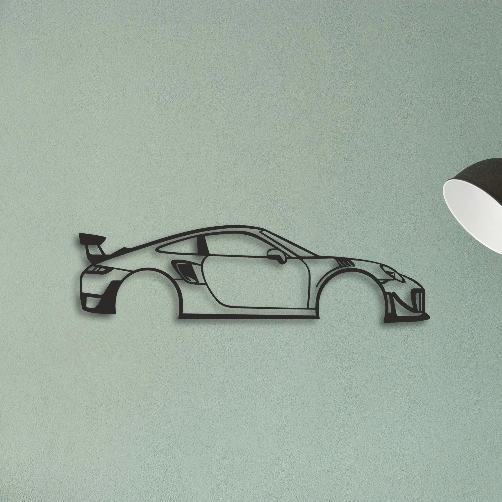 PRS911 Classic Silhouette Metal Wall Art - Tinvibe