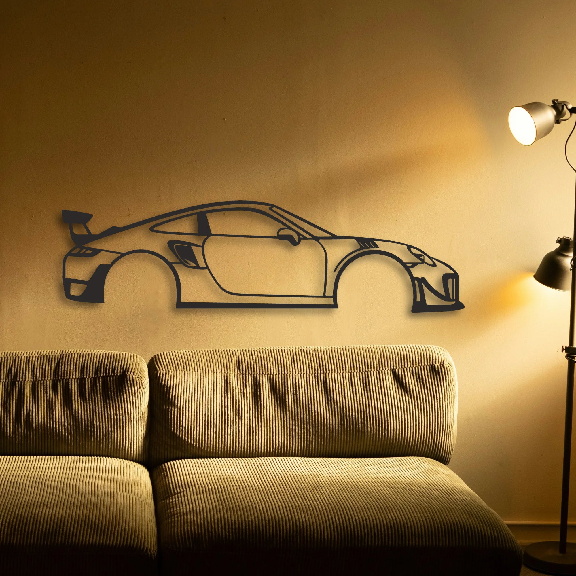 PRS911 Classic Silhouette Metal Wall Art - Tinvibe