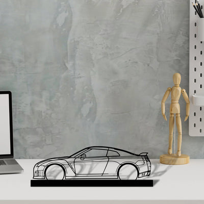 r35-gtr-2012 Silhouette Metal Art Stand - Tinvibe