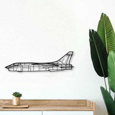 Rf 8G 3 Classic Aircraft Silhouette Metal Wall Art - Tinvibe