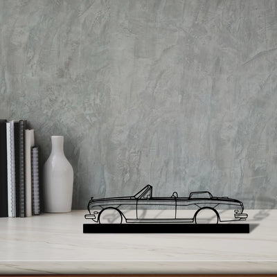 royce-corniche-convertible-1981 Silhouette Metal Art Stand - Tinvibe