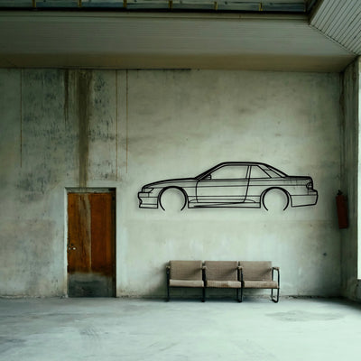 S13 Classic Silhouette Metal Wall Art - Tinvibe