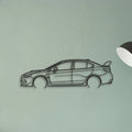Subaru WRX Classic Silhouette Metal Wall Art - Tinvibe