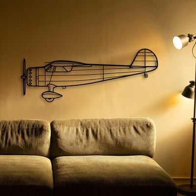Tornado 10 Classic Aircraft Silhouette Metal Wall Art - Tinvibe