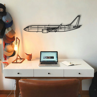 Tornado 6 Classic Aircraft Silhouette Metal Wall Art - Tinvibe