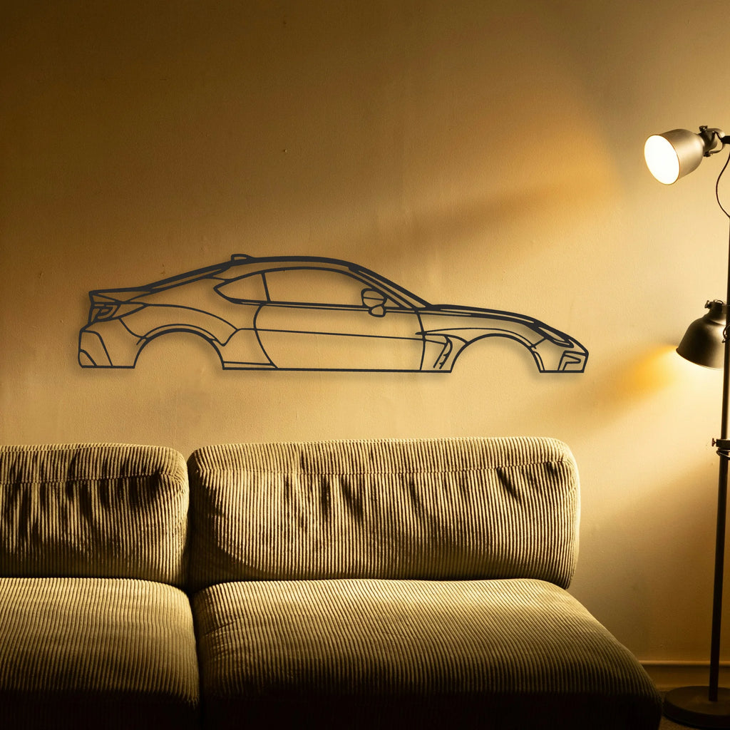 Toyota GR86 Classic Silhouette Metal Wall Art - Tinvibe