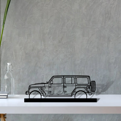 wrangler-2019 Silhouette Metal Art Stand - Tinvibe
