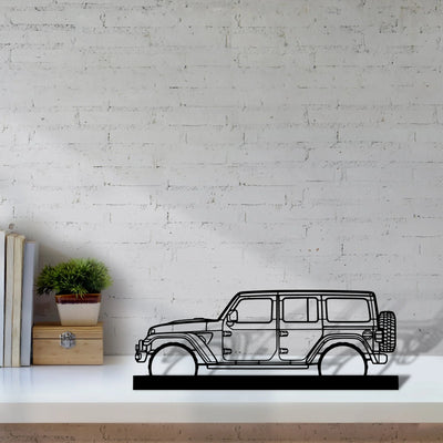 wrangler-392-xr Silhouette Metal Art Stand - Tinvibe