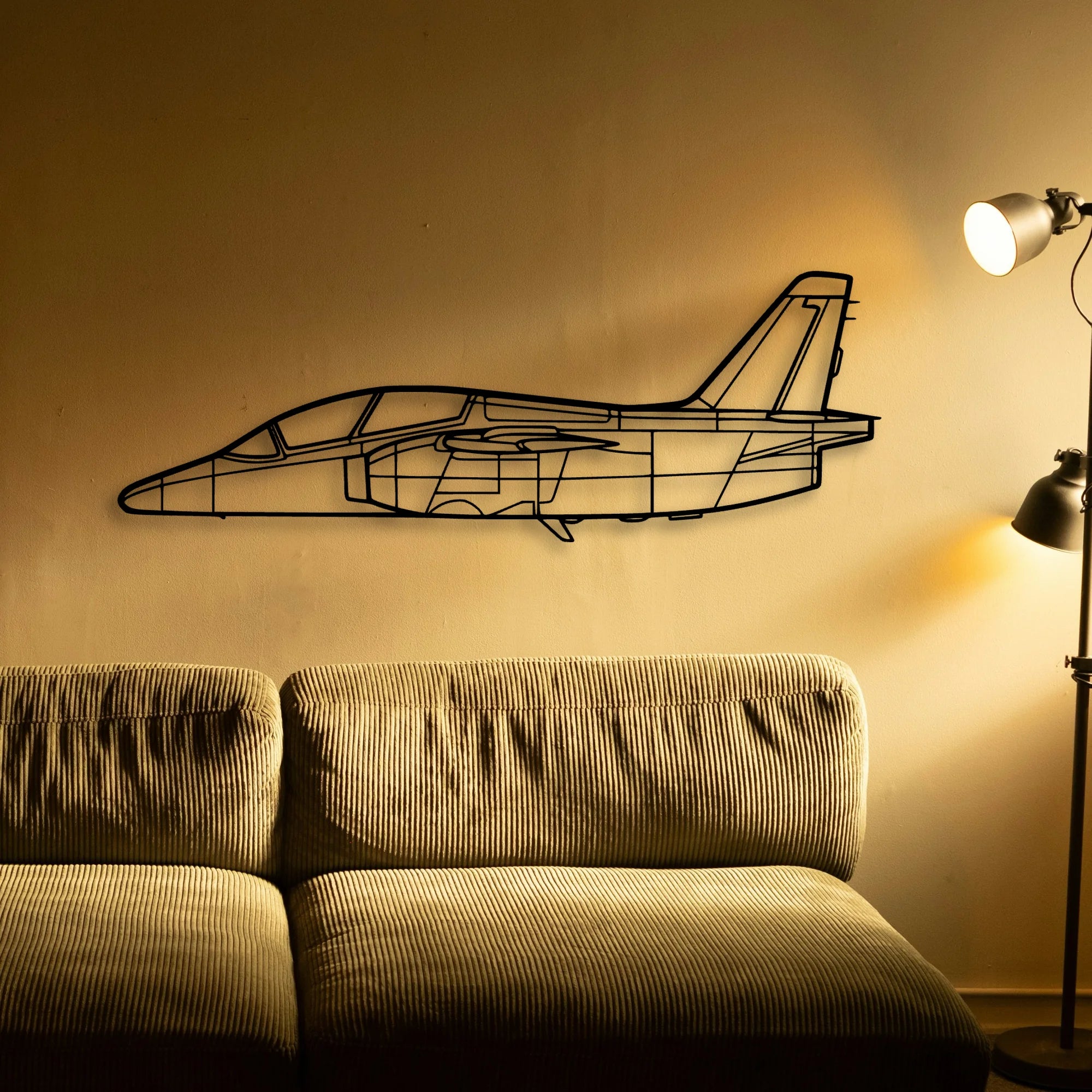 WT9 Dynamic Classic Aircraft Silhouette Metal Wall Art - Tinvibe