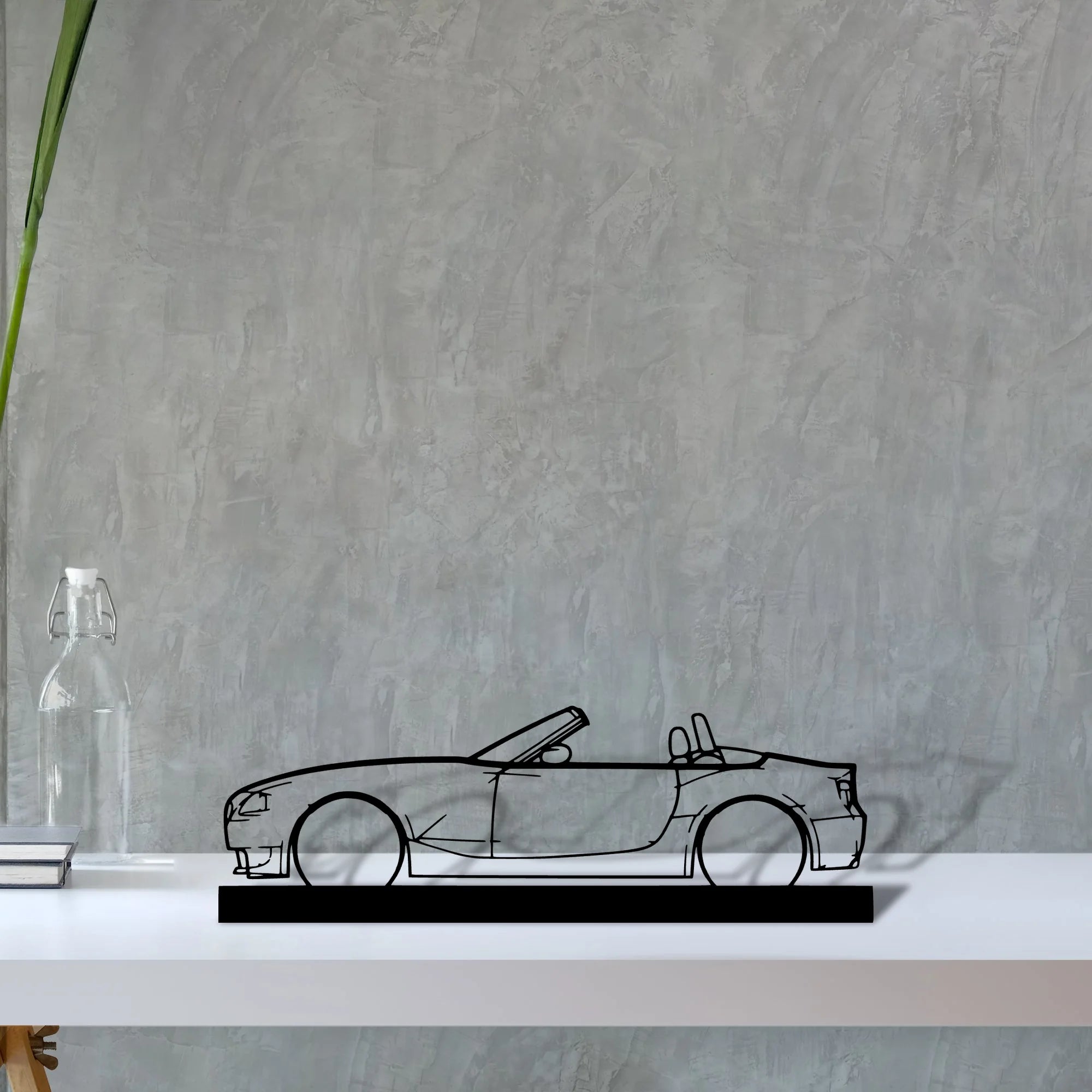 z4m-roadster-e85-2 Silhouette Metal Art Stand - Tinvibe