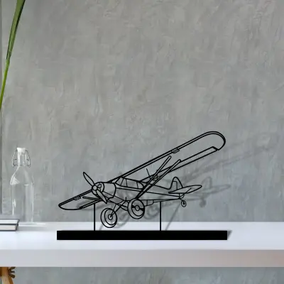 180-skywagon — S (30 cm) metal wall art