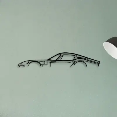 1800 GT 1966 — XS (50 cm) metal wall art