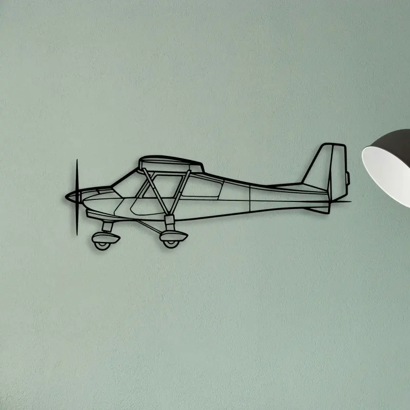 182P Skylane 4 — XS (50 cm) metal wall art