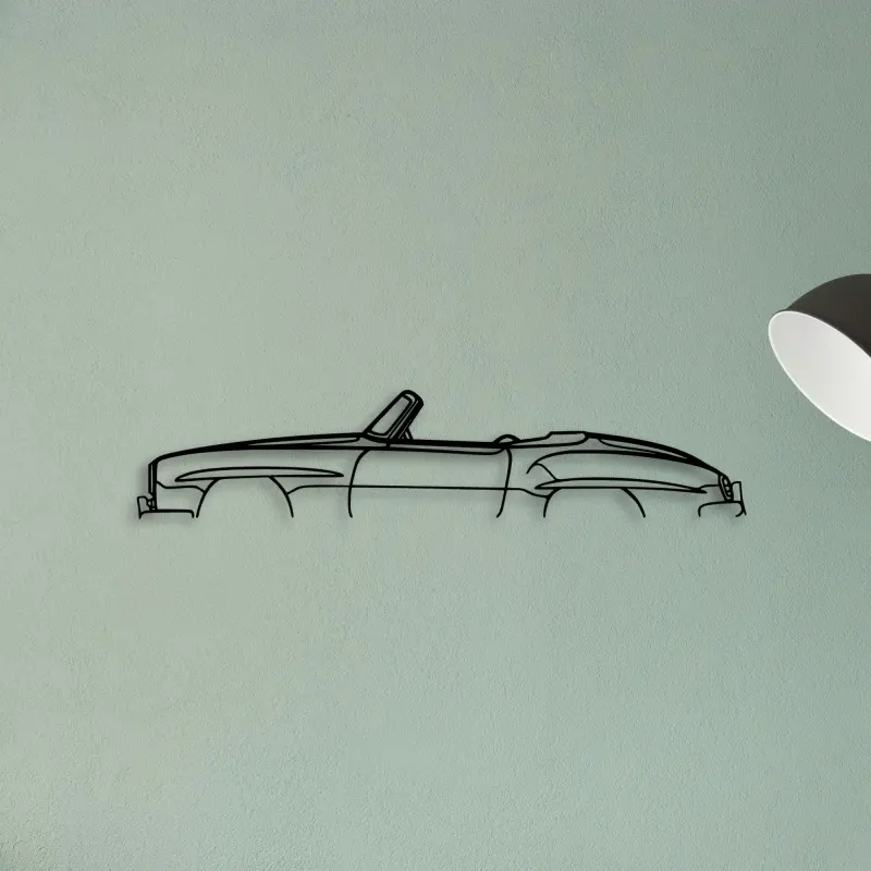 190SL 1958 — XS (50 cm) metal wall art