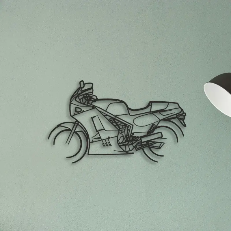 1986 Suzuki RG500 — XS (50 cm) metal wall art