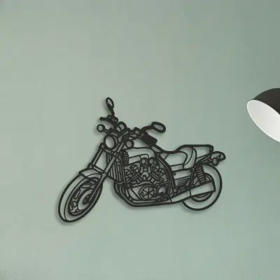 1992 Yamaha Vmax 1200 — XS (50 cm) metal wall art