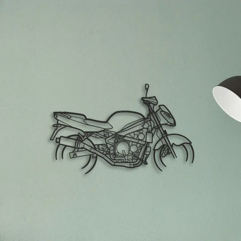 1998 Kawasaki ZX6R G1 — XS (50 cm) metal wall art
