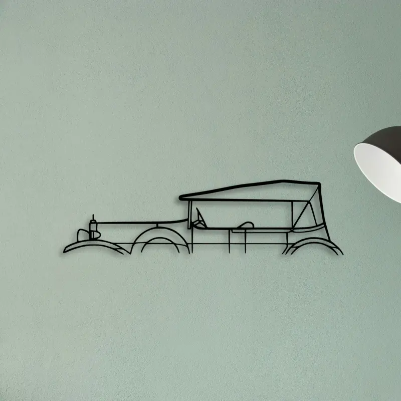 20 40 Tourer 1924 — XS (50 cm) metal wall art