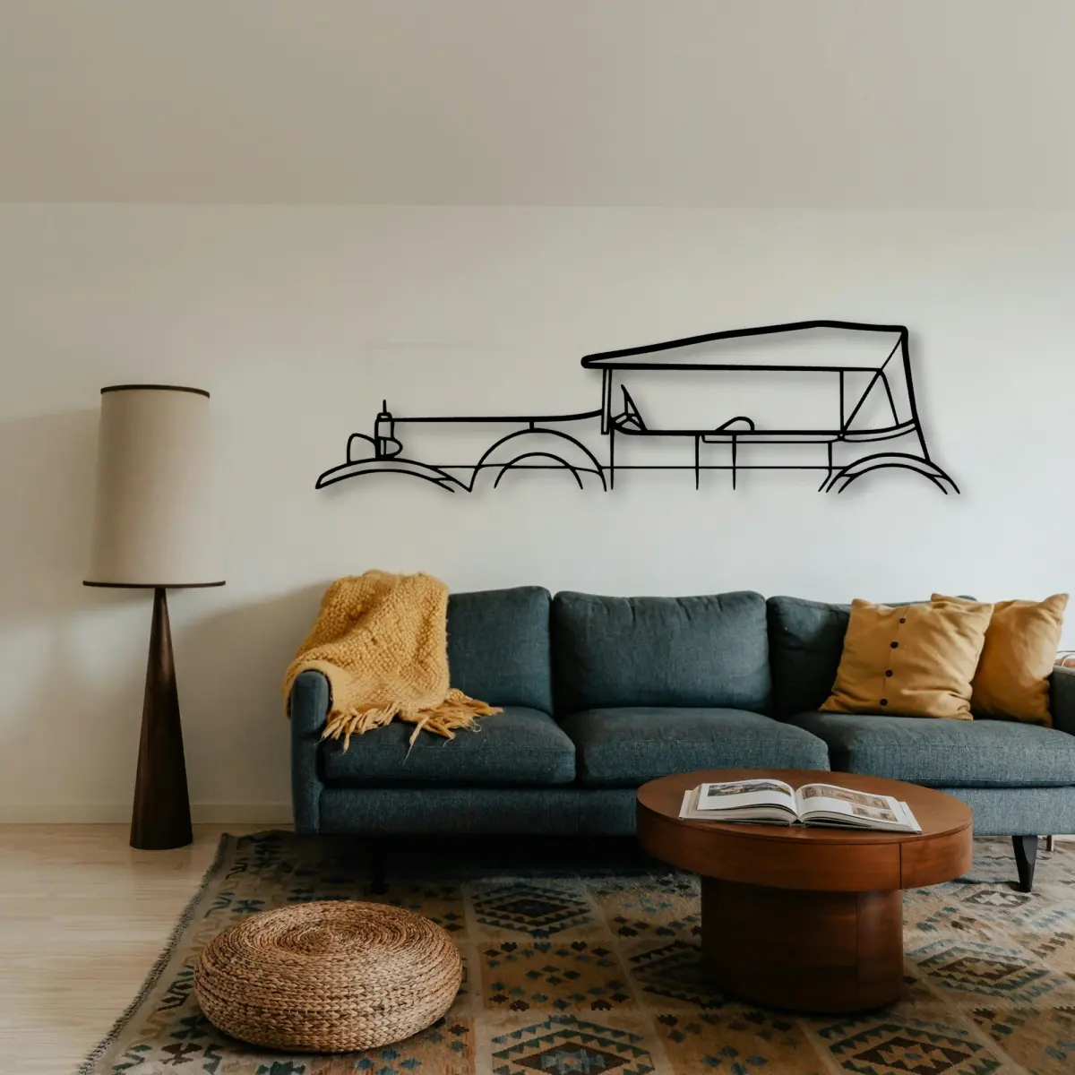 20 40 Tourer 1924 silhouette on a feature wall