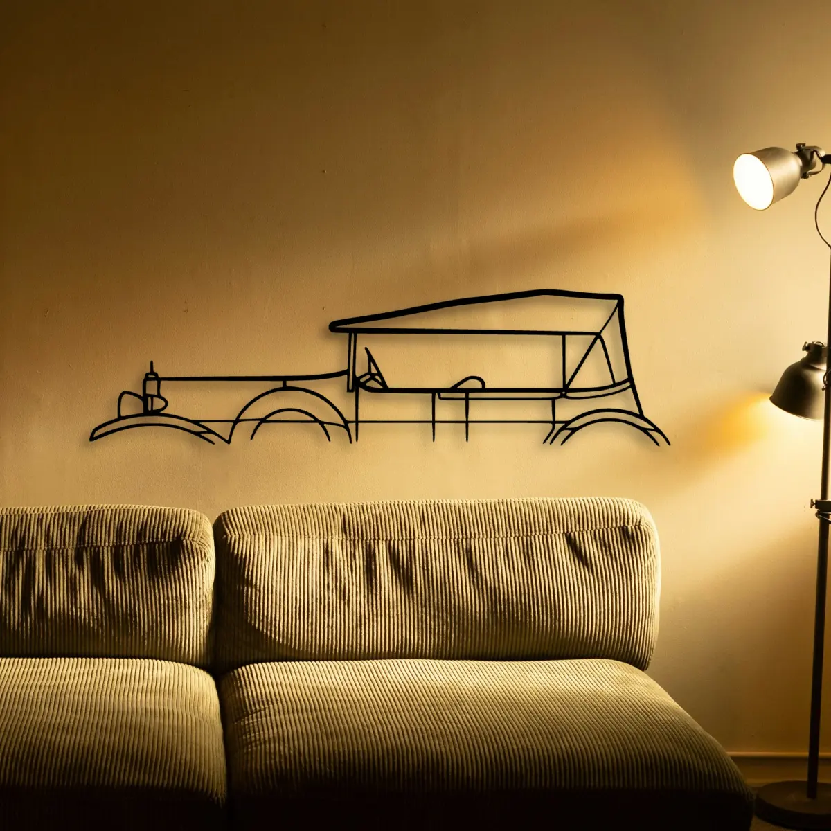 20 40 Tourer 1924 cut-metal silhouette from the Tinvibe range