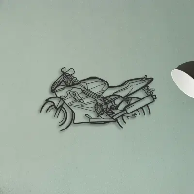 2003 Honda CBR 600 — XS (50 cm) metal wall art