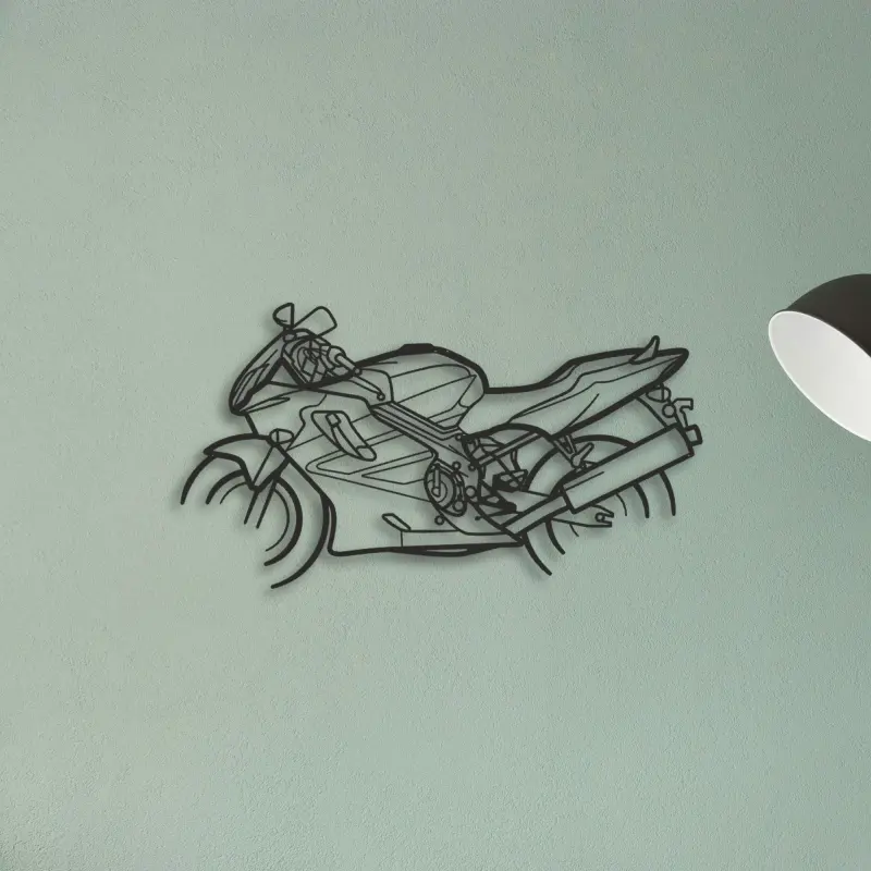 2003 Honda CBR 600 — XS (50 cm) metal wall art