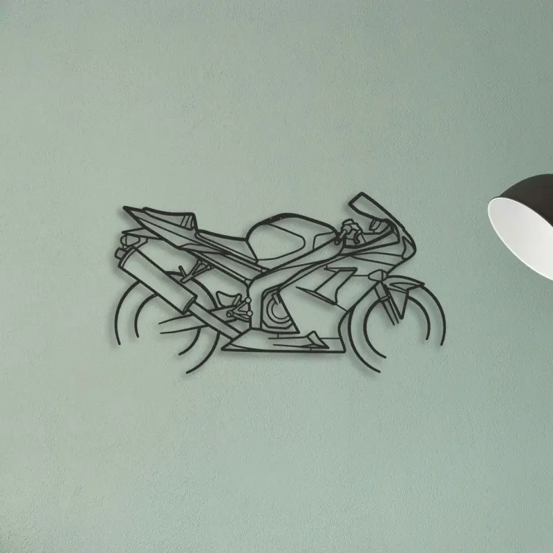 2003 Kawasaki Ninja ZX 6R — XS (50 cm) metal wall art