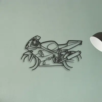 2003 Suzuki GXSR 600 — XS (50 cm) metal wall art