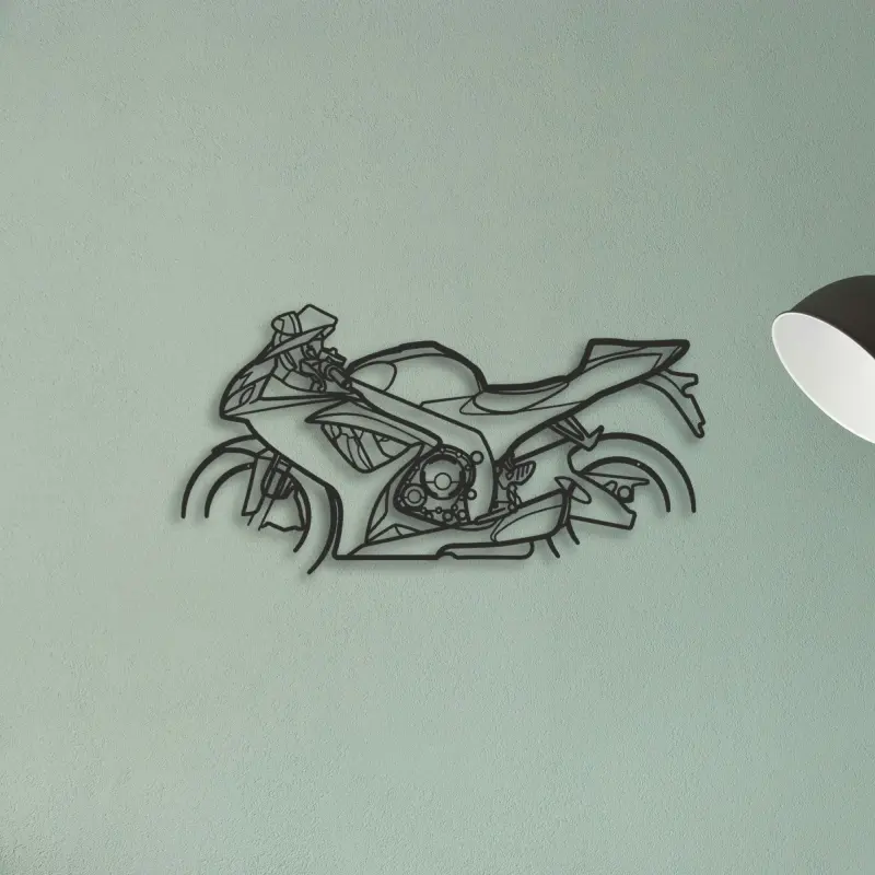 2005 Suzuki GSX R600 — XS (50 cm) metal wall art