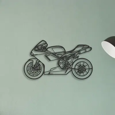 2009 Ducati 848 — XS (50 cm) metal wall art